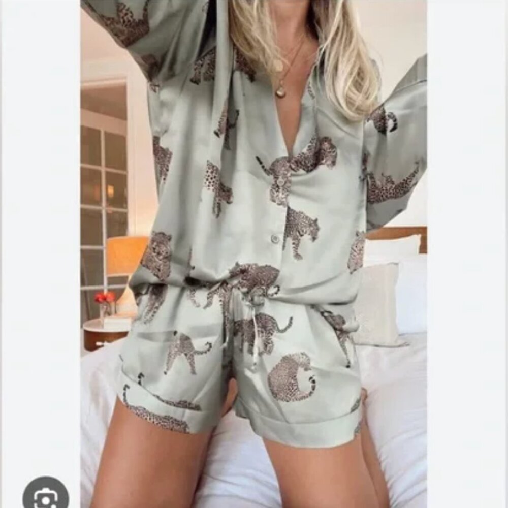 Show Me Your Mumu ~ Early Riser PJ Set ~ Feline Fine
